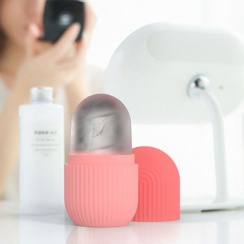 Szilikon jégkocka tálcák Arcmasszírozó Bőrápolás Beauty Lifting Kontúrgörgő Szemmasszázs Arcgörgő eszköz