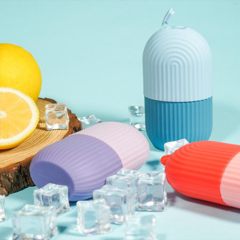 1kom silikonski kalup za led Masažer za lice Posude za glazuru za višekratnu upotrebu Valjak za konturiranje očiju Alati za njegu kože za podizanje lica koji se mogu zamrznuti