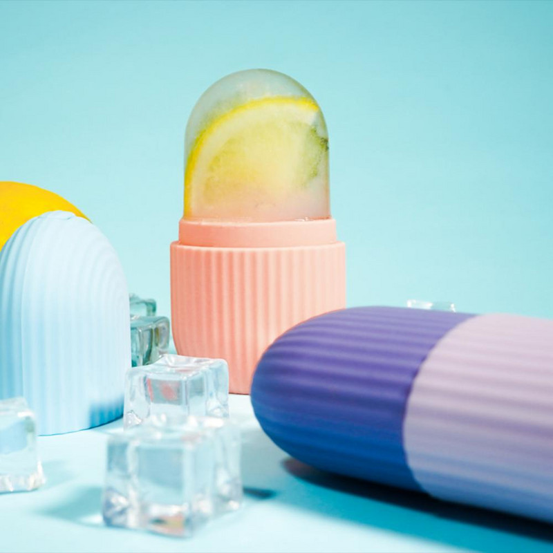 1kom silikonski kalup za led Masažer za lice Posude za glazuru za višekratnu upotrebu Valjak za konturiranje očiju Alati za njegu kože za podizanje lica koji se mogu zamrznuti