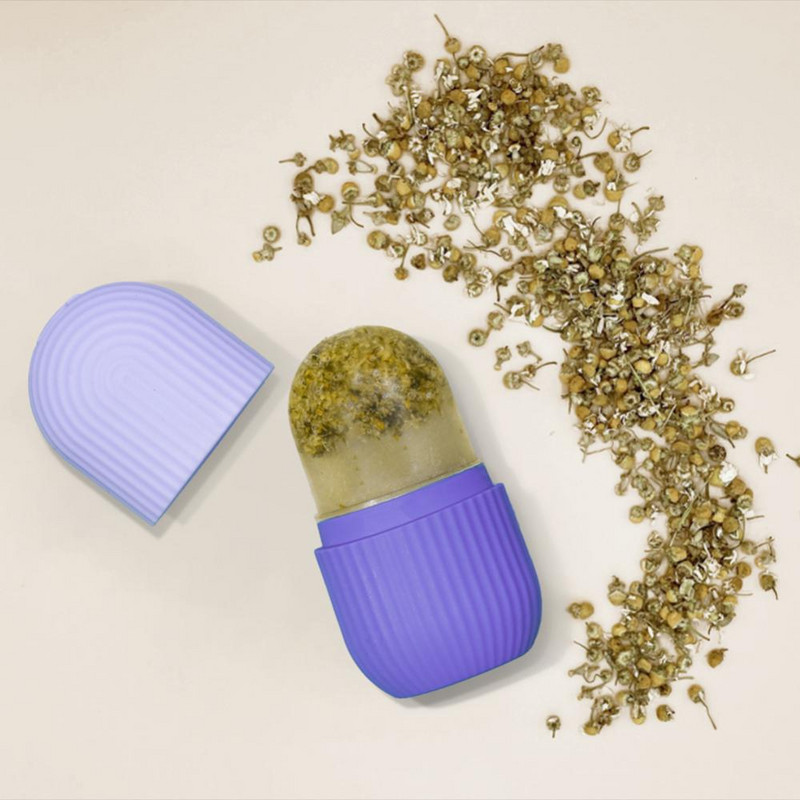 1kom silikonski kalup za led Masažer za lice Posude za glazuru za višekratnu upotrebu Valjak za konturiranje očiju Alati za njegu kože za podizanje lica koji se mogu zamrznuti