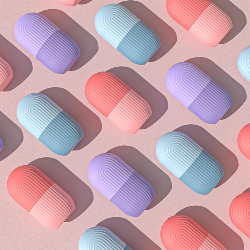 1kom silikonski kalup za led Masažer za lice Posude za glazuru za višekratnu upotrebu Valjak za konturiranje očiju Alati za njegu kože za podizanje lica koji se mogu zamrznuti