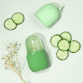 Silikonski ledeni valjak za masažu lica i očiju za podizanje zatezanje kože skupljanje pora prijenosni kalup za njegu lica alat za uljepšavanje