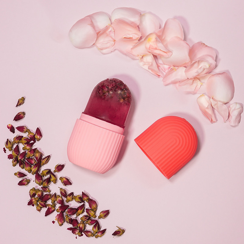 Silikonski ledeni valjak za masažu lica i očiju za podizanje zatezanje kože skupljanje pora prijenosni kalup za njegu lica alat za uljepšavanje