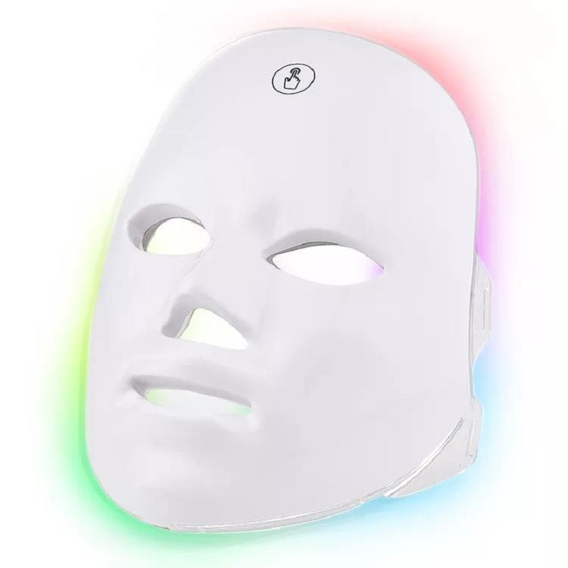 USB Charge 7 Colors Led Maszk Piros fényterápia Arc Sebészeti Spa Arc Led Foton Maszk Arcápolás Szépség Akne Kezelés