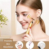 24K Gold Roller Beauty Bar Golden Energy Arcmasszírozó Szépségápolás Vibrációs Arcmasszírozó Lift Feszesítő Ráncsáv