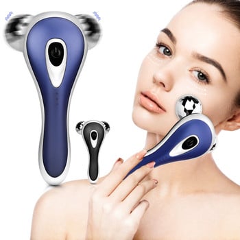 3D Roller V Shape Face Lifting Massager Skin Tighten Anti Wrinkle Facial Body Slimming Machine Massage Vibration Skin Care Tool