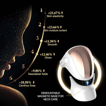 LED Μάσκα Προσώπου Θεραπεία Προσώπου 807PCS Nano LED 3 Χρώμα LED Φωτοδυναμική Θεραπεία κατά της ακμής Αφαίρεση ρυτίδων Brighten Beauty Device