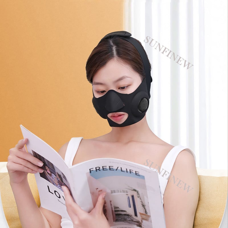 2022 EMS Arcmasszázs Maszk Arcmasszírozó Bőrfeszesítő Hidratáló Ránctalanító Az álla Csökkenti a V-face Beauty Device bőrápolást