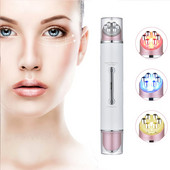 Elektrinis akių masažuoklis EMS karštas akių priežiūros aparatas nuo raukšlių mažinantis tamsius ratilus, paburkimą ir nuovargį mažinantis veido pakėlimo įtaisas