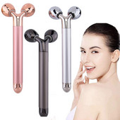 3D volelis elektrinis stangrinantis nuo raukšlių juostelė veido vibracija liekninantis veido volelis grožio odai veido priežiūros kėlimo lazdelės įrankis