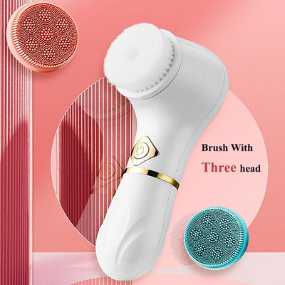 Περιστροφική βούρτσα καθαρισμού προσώπου Αδιάβροχη ηλεκτρική μηχανή καθαρισμού προσώπου Deep Cleaning Skin Deep Cleaning Skin Απολέπιση Μακιγιάζ Facial Spa Massager