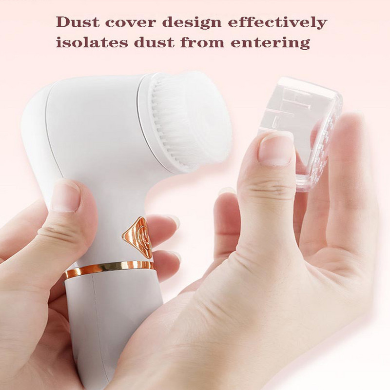 Περιστροφική βούρτσα καθαρισμού προσώπου Αδιάβροχη ηλεκτρική μηχανή καθαρισμού προσώπου Deep Cleaning Skin Deep Cleaning Skin Απολέπιση Μακιγιάζ Facial Spa Massager