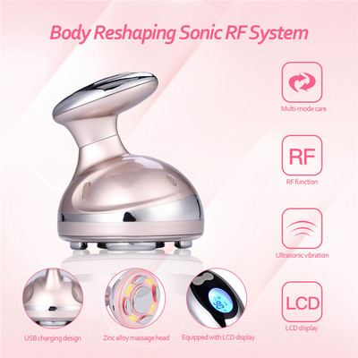 RF кавитационен ултразвуков масажор за отслабване LED Fat Burner Антицелулитно липоустройство Устройство за стягане на кожата Отслабване Beauty Machine