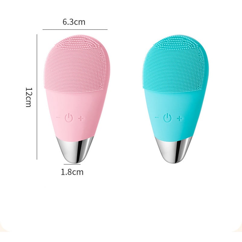 Perie electrică de curățare a feței Detergentă electrică a feței Perie de curățare a feței sonică Scrubber pentru piele Masaj de piele Instrumente de îngrijire a pielii