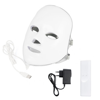 NoBOX-7 Colors Facial LED Photon Mask Photorejuvenation Μάσκα LED Αντιρυτιδική Θεραπεία ακμής Skin Brightening Skin Care Μάσκα LED
