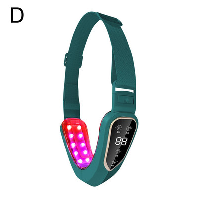 Uređaj za podizanje lica LED Photon Therapy Facial Slimming Lift Massager Podesiva 12 vibracija Brzina lica Obrazi u obliku slova V Z8K3