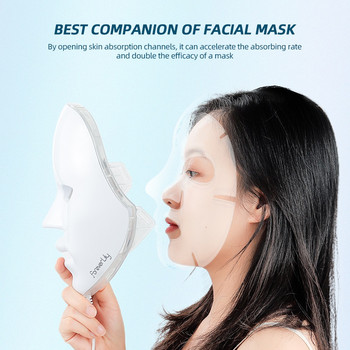 No-Box 7 цвята светла маска за лице Подмладяване на кожата Грижа за лицето Лечение Beauty LED Photon Therapy Anti Acne Whitening Face Mask