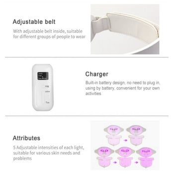 Μάσκα προσώπου LED 7 χρωμάτων Silica Gel Beauty Skin Rejuvenation Light Therapy PDT Skin Care Wrinkle Acne Tighten Skin Tool