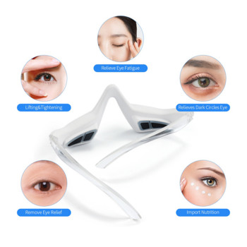 EMS Микротокова терапия с червена светлина Eye Relax Massager Mask Fatigue Relief Eye Wrinkles Remover Dark Circles Eye Skin Stegne