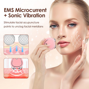 V-Line EMS Face Massager Beauty Sonic Vibration Double Chin Remover Facial Lifting Slimming Skin Tightening Face Roller Massage