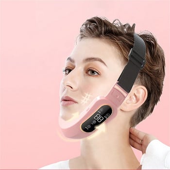 Συσκευή ανύψωσης προσώπου EMS LED Photon Therapy Facial Slimming Vibration Massager Double Chin V Face Shape Cheek Lift Machine