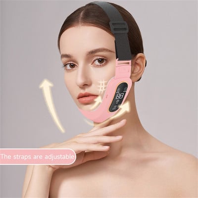 EMS Facial Lifting Device LED foton terápiás arc karcsúsító vibrációs masszírozó dupla álla V arcformázó arc emelő öv gép