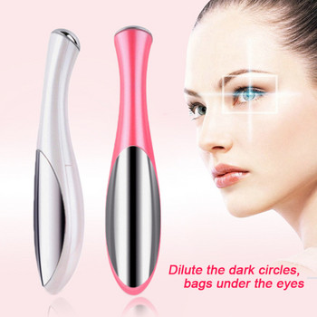Drop Ship Mini Electric Eye Massager Вибрация Thin Face Portable Pen Anti Aging Wrinkle Removal Puffness Eyes Care Tool