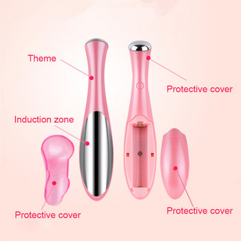 Drop Ship Mini Electric Eye Massager Вибрация Thin Face Portable Pen Anti Aging Wrinkle Removal Puffness Eyes Care Tool