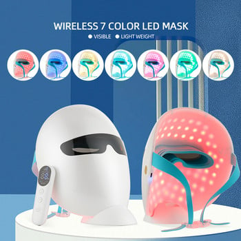 Photon LED маска за лице Устройство за красота Грижа за лицето Лечение Подмладяване на кожата Против акне Премахване на бръчки Избелване на кожата Избелване