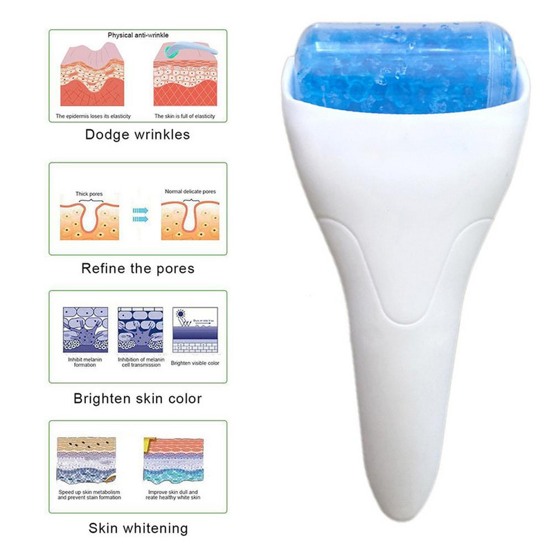 Valjak za lice Cool Ice Roller masažer Alat za podizanje kože Masaža za podizanje lica protiv bora Ublažavanje bolova Alati za njegu kože za podizanje lica