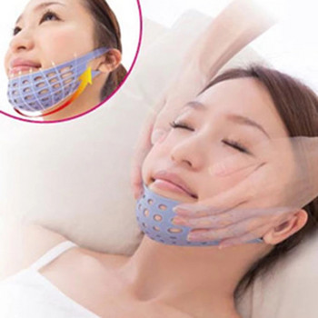 Face Shape Bandage Facial Thin Belt Face Lift Mask Anticellulite Reduce Double Chin V Face Shape Tension Συσφικτική Μάσκα σιλικόνης