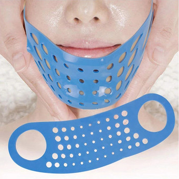 Face Shape Bandage Facial Thin Belt Face Lift Mask Anticellulite Reduce Double Chin V Face Shape Tension Συσφικτική Μάσκα σιλικόνης