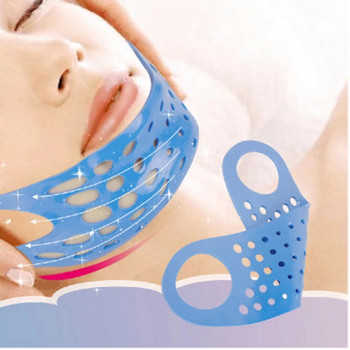 Face Shape Bandage Facial Thin Belt Face Lift Mask Anticellulite Reduce Double Chin V Face Shape Tension Συσφικτική Μάσκα σιλικόνης