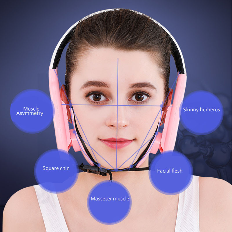 Face Lift Corrector Áll arckezelés Vékony masszírozó V Arcformáló Arcformálás Korrekció Merevítő áll Az arcok Lift Up Beauty Tool