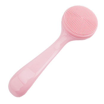 Cat Paw Blossom Silicone Cleanser Face Cleanser Brush Soft Hair Massage Face Washing Brush Demover Blackhead Remover Portable Skin Care Tool