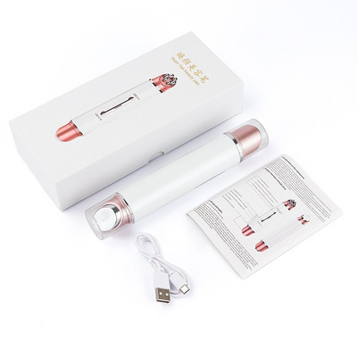 Aparat electric de masaj facial pentru ochi Vibrație dublu cap EMS Mașină de întinerire pentru ochi LED Photon Întinerirea pielii Anti-rid