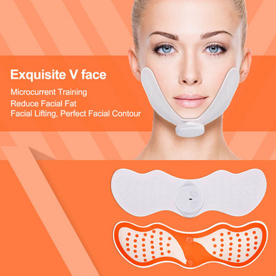 EMS V Shape Facial Lifting Device Arc lifting Masszírozó Elektronikus Pulse Muscle Stimulator V Arc Karcsúsító Arcbőrápoló eszköz