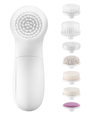 7 In1 Електрическа четка за почистване на лице Преносим водоустойчив 7-In-1 Beauty Care Massager Facial Massager Cleaner Face Skic Care