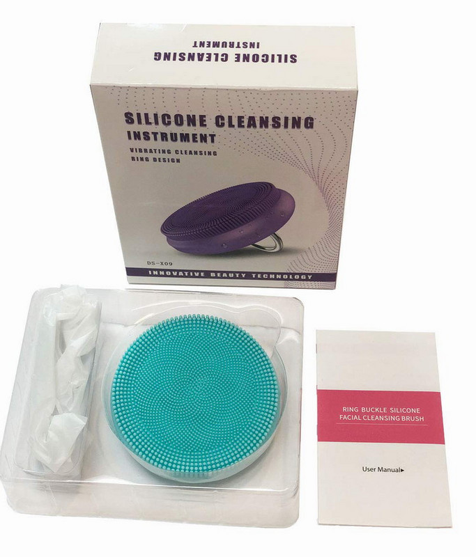 Ultrahangos arcmasszírozó vibrációs elektromos arckefe peeling bőrtisztító smink mini mosógép arcbőrre