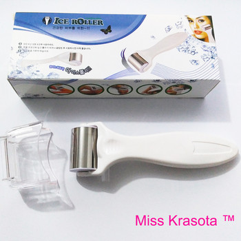Нов Eye Ice Roller Facial Stainless Head Skin Cooling Бръчки Puffy Eye Bags охладител Mini Cold Therapy Massager