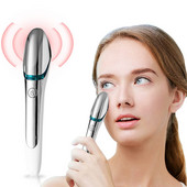 Vibrație electrică pentru ochi, buzele, masaj facial, antirid, îmbătrânire, îndepărtarea cercurilor întunecate, RF, încălzit, masaj facial pentru ochi, mașină de îngrijire a frumuseții