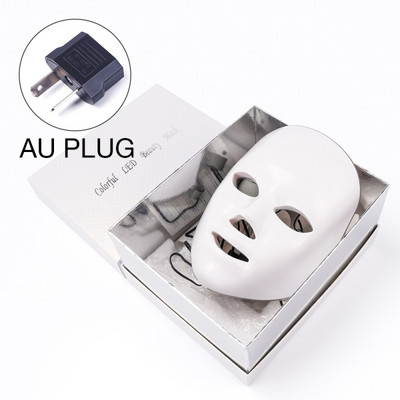 Mască facială pentru terapie cu lumină LED în 7 culori Mască facială pentru albirea acneei Îngrijirea pielii coreeană Întinerirea feței Anti-Age Home SPA