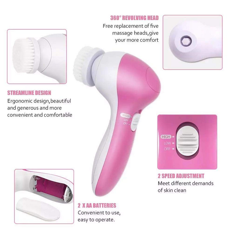 3D szilikon arctisztító kefe az aknés bőr eltávolítására. Mitesszeres arcmasszírozó a mélytisztításhoz Beauty Skin Care Tools