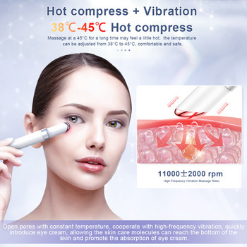 ANLAN Eye Massager Electric 45℃ Hot EMS Eye Skin Lift Anti Age Wrinkle Skin Care Tool Vibration Massage Relax Eyes Phototherapy