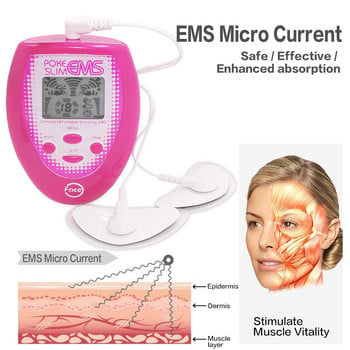 Електрически EMS масажор за лице Устройство за повдигане на лицето Мускулен стимулатор Тънко лице Изгаряне на мазнини Грижа за кожата Лице Отслабване Лифтинг на кожата Красота