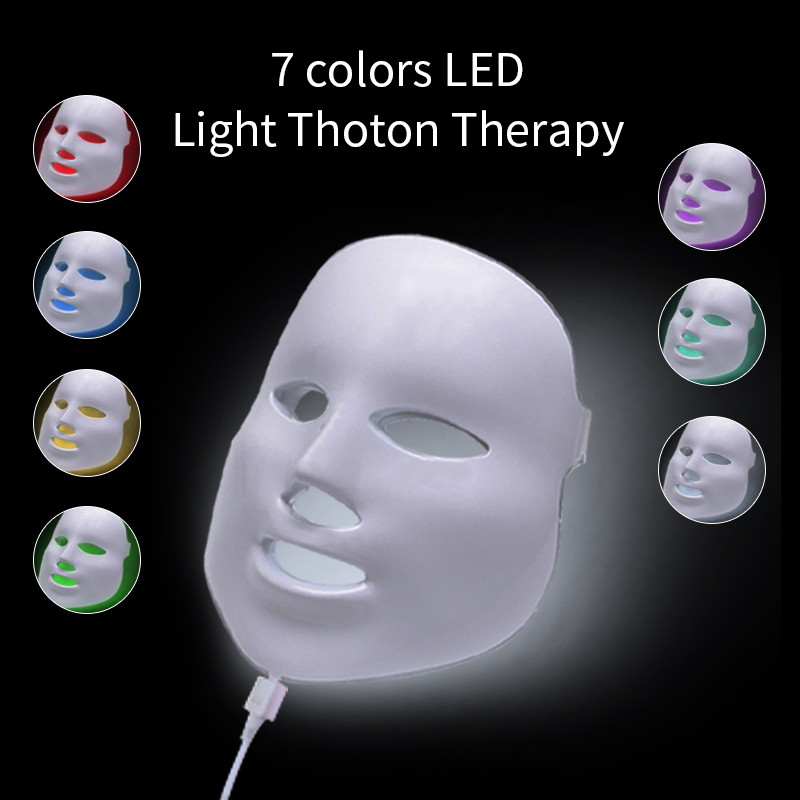 Red Light Therapy LED Mask Mascara Facial Con Luz Luminotherapie Visage Photon Tratamento Professionals Skin Tightening Device