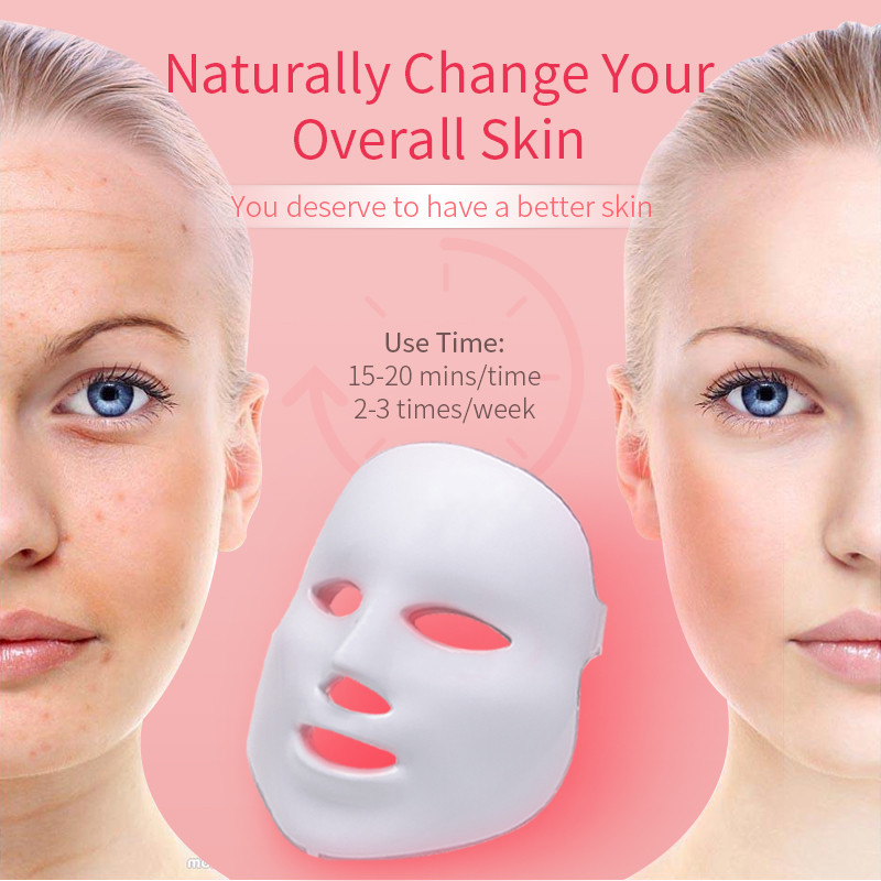 Red Light Therapy LED Mask Mascara Facial Con Luz Luminotherapie Visage Photon Tratamento Professionals Skin Tightening Device