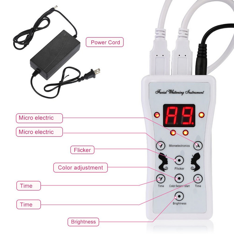LED Photon Beauty Device 7 Colors Led Facial Mask Led Photon Therapy Face Mask Light Therapy Akne Mask Nyak Beauty Led Mask