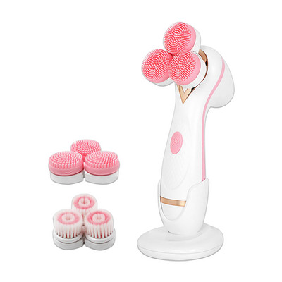 3 u 1 električna četka za čišćenje lica silikonska rotirajuća četka za lice dubinsko čišćenje piling kože sredstvo za čišćenje piling njega kože