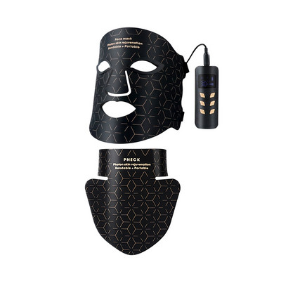 Új érkezés Red Led Light Therapy Infravörös Rugalmas Puha Maszk Szilikon 4 Színes Led Therapy Anti Aging Advanced Photon Mask